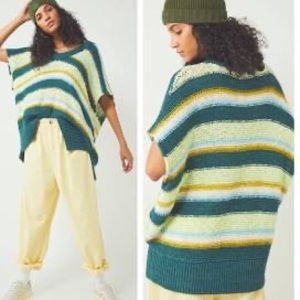 Free People XoXo Oversized Vest Sweater